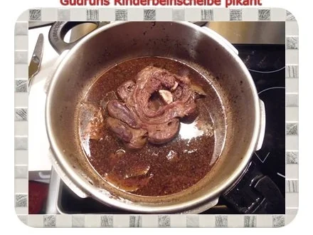 Fleisch: Rinderbeinscheibe pikant - Rezept