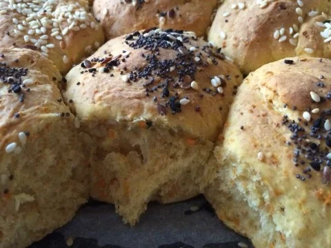 Möhren - Dinkel Brötchen - Rezept - Bild Nr. 7