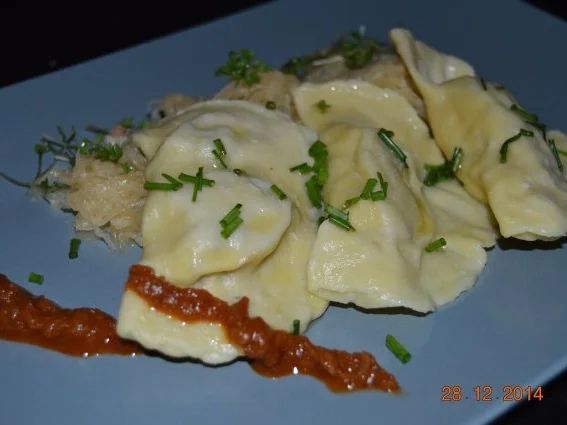 Rezept: "Christkindler Nudeln" vom Weihnachtsbraten "Christkindler Nudeln" vom Weihnachtsbraten - Rezept