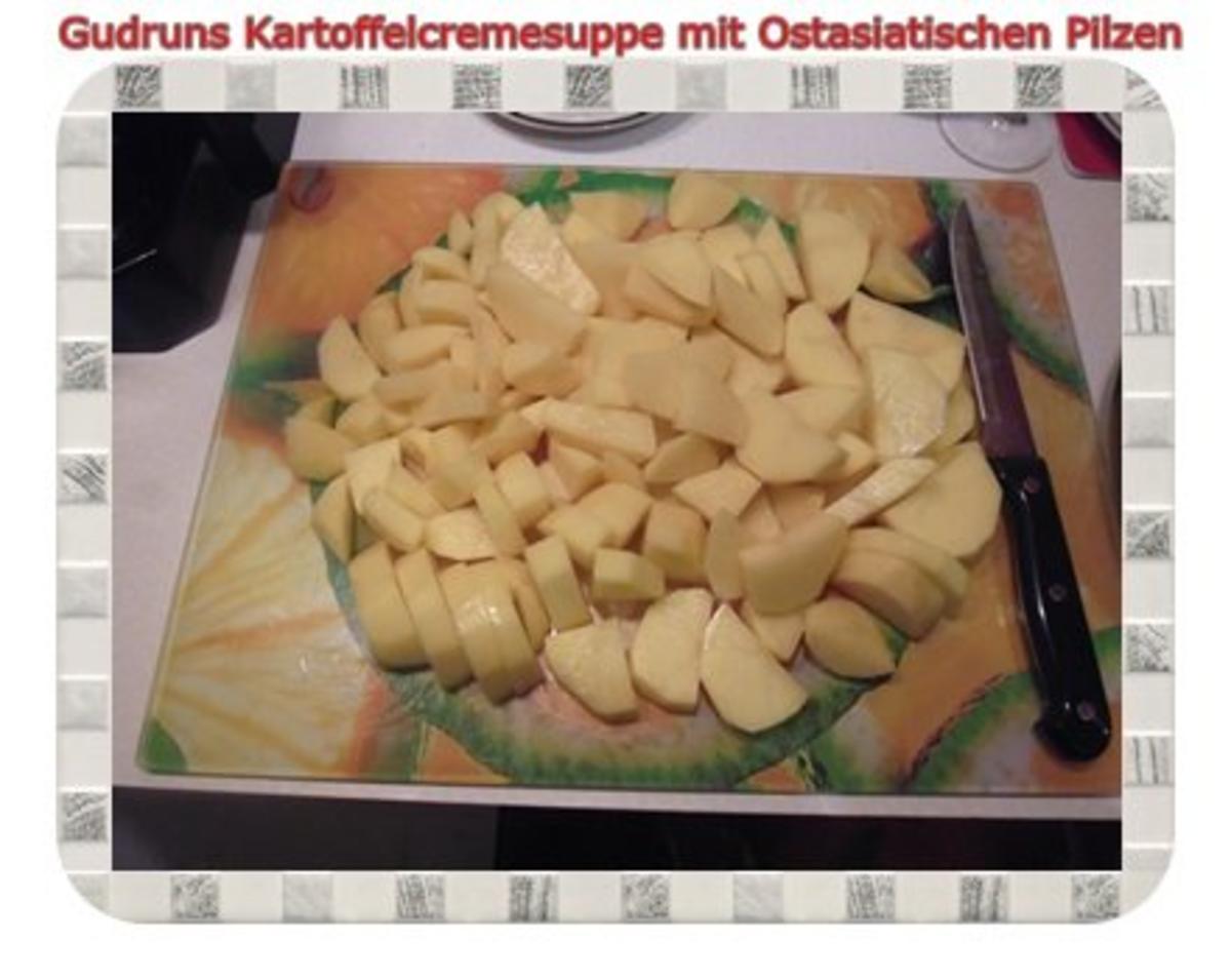 Suppe: Kartoffelcremesuppe mit Ostasiatischen Pilzen - Rezept - Bild Nr. 3