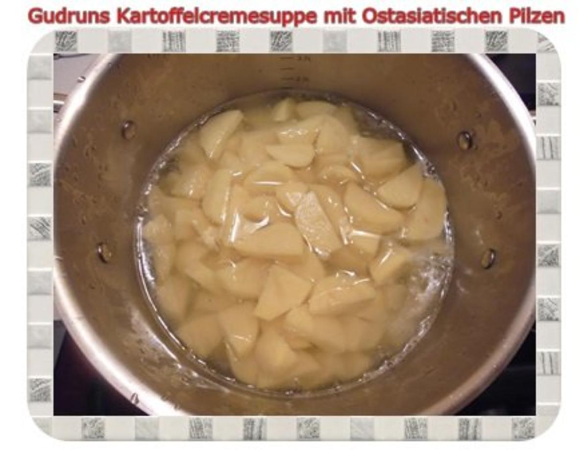 Suppe: Kartoffelcremesuppe mit Ostasiatischen Pilzen - Rezept - Bild Nr. 4