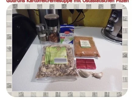 Suppe: Kartoffelcremesuppe mit Ostasiatischen Pilzen - Rezept - Bild Nr. 5