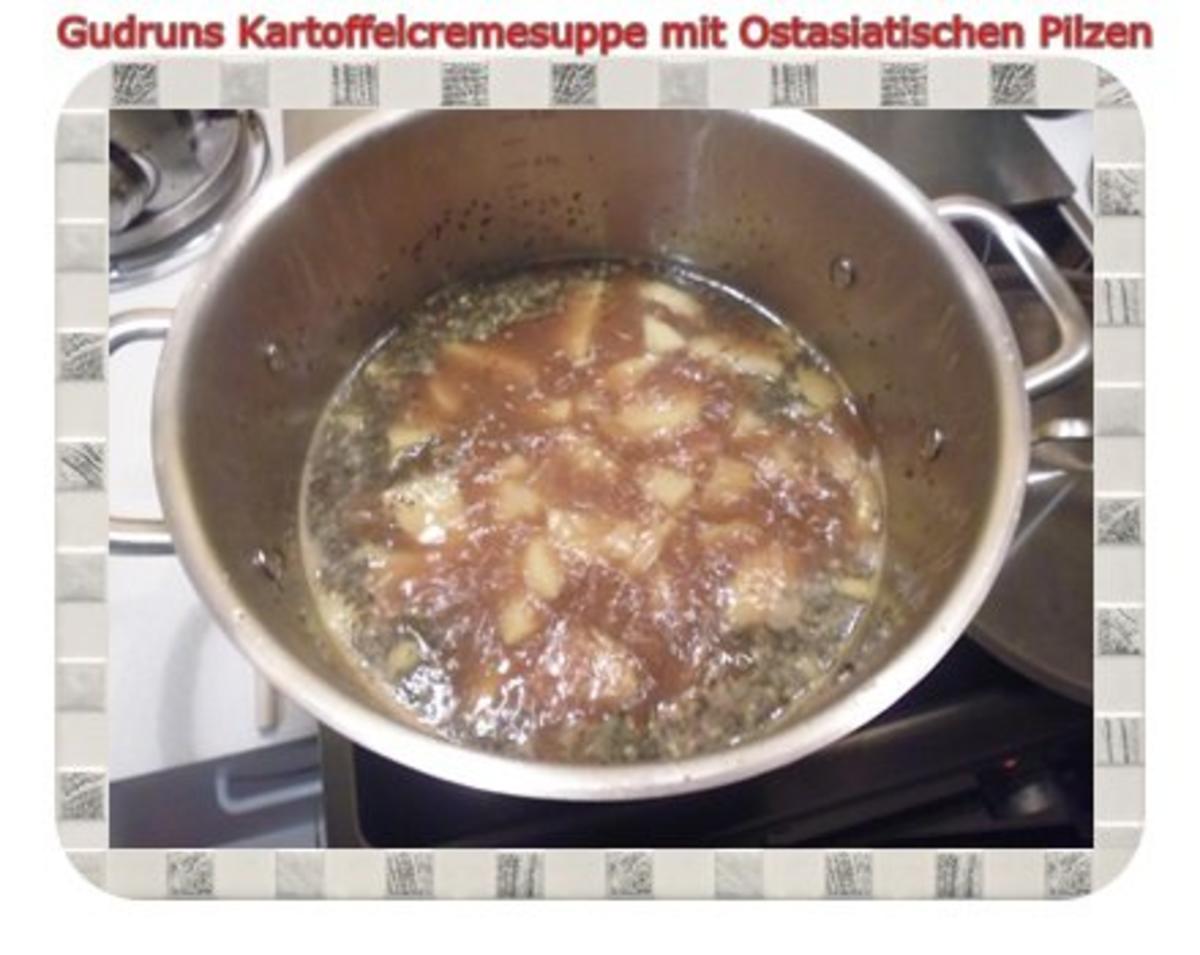 Suppe: Kartoffelcremesuppe mit Ostasiatischen Pilzen - Rezept - Bild Nr. 6