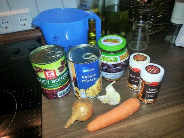 Rezept: Falafel aus Kichererbsen und Kidneybohnen Bild Nr. 3 Falafel aus Kichererbsen und Kidneybohnen - Rezept - Bild Nr. 3