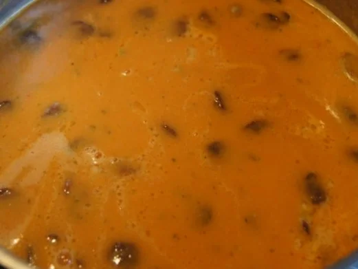 Paprikasuppe mit Kokosmilch und Nürnberger Rostbratwürstchen - Rezept - Bild Nr. 12