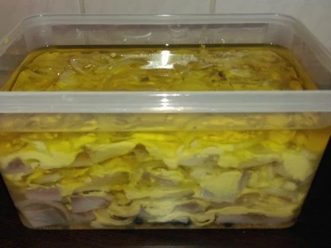 Rezept: Senf Öl Hering Bild Nr. 2 Senf Öl Hering - Rezept - Bild Nr. 2