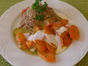 Buchweizen dazu  Karotten mit Kokossahne - Rezept