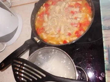 Pfannengericht: Hähnchen-Paprika-Rahmpfanne - Rezept - Bild Nr. 4