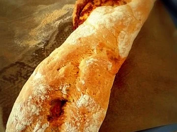 Rezept: Brot: Baguette mit Röstzwiebeln und Schmelzkäse, Zubereitung mit dem Thermomix Bild Nr. 2 Brot: Baguette mit Röstzwiebeln und Schmelzkäse, Zubereitung mit dem Thermomix - Rezept - Bild Nr. 2