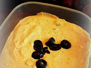 Dip mit Oliven, Parmesan und Frischkäse - Rezept - Bild Nr. 2