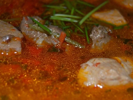 Rezept: Mitternachtssuppe (Silvestersuppe oder Neujahrssuppe) Bild Nr. 4 Mitternachtssuppe (Silvestersuppe oder Neujahrssuppe) - Rezept - Bild Nr. 4