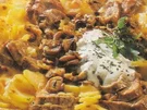 Kartoffel Pilz Gratin mit Filet - Rezept
