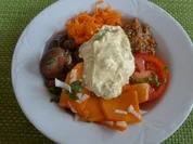 Ein leckerer bunter Salat-Teller - Rezept