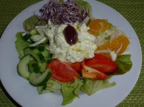 Rezept: Salat : Bunter Salat-Teller Salat : Bunter Salat-Teller - Rezept