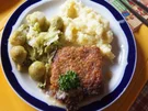 Schlemmerfilet mit Rosenkohl-Wirsing Gemüse und Sellerie-Kartoffelstampf - Rezept
