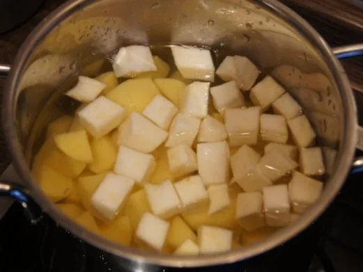 Schlemmerfilet mit Rosenkohl-Wirsing Gemüse und Sellerie-Kartoffelstampf - Rezept - Bild Nr. 9