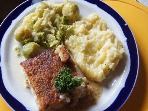 Schlemmerfilet mit Rosenkohl-Wirsing Gemüse und Sellerie-Kartoffelstampf - Rezept - Bild Nr. 13