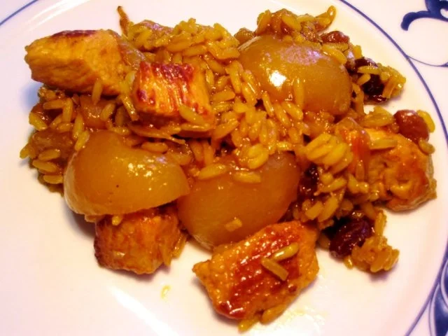 Rezept: Reispfanne mit Putenbrust und Aprikosen Bild Nr. 7 Reispfanne mit Putenbrust und Aprikosen - Rezept - Bild Nr. 7