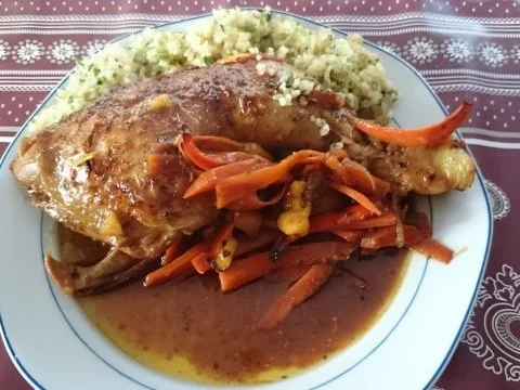 süßes  honighühnchen - Rezept
