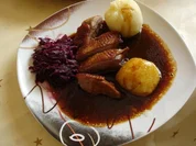 Rezept: Gänsebrust mit Orangensoße Gänsebrust mit Orangensoße - Rezept