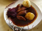 Gänsebrust mit Orangensoße - Rezept
