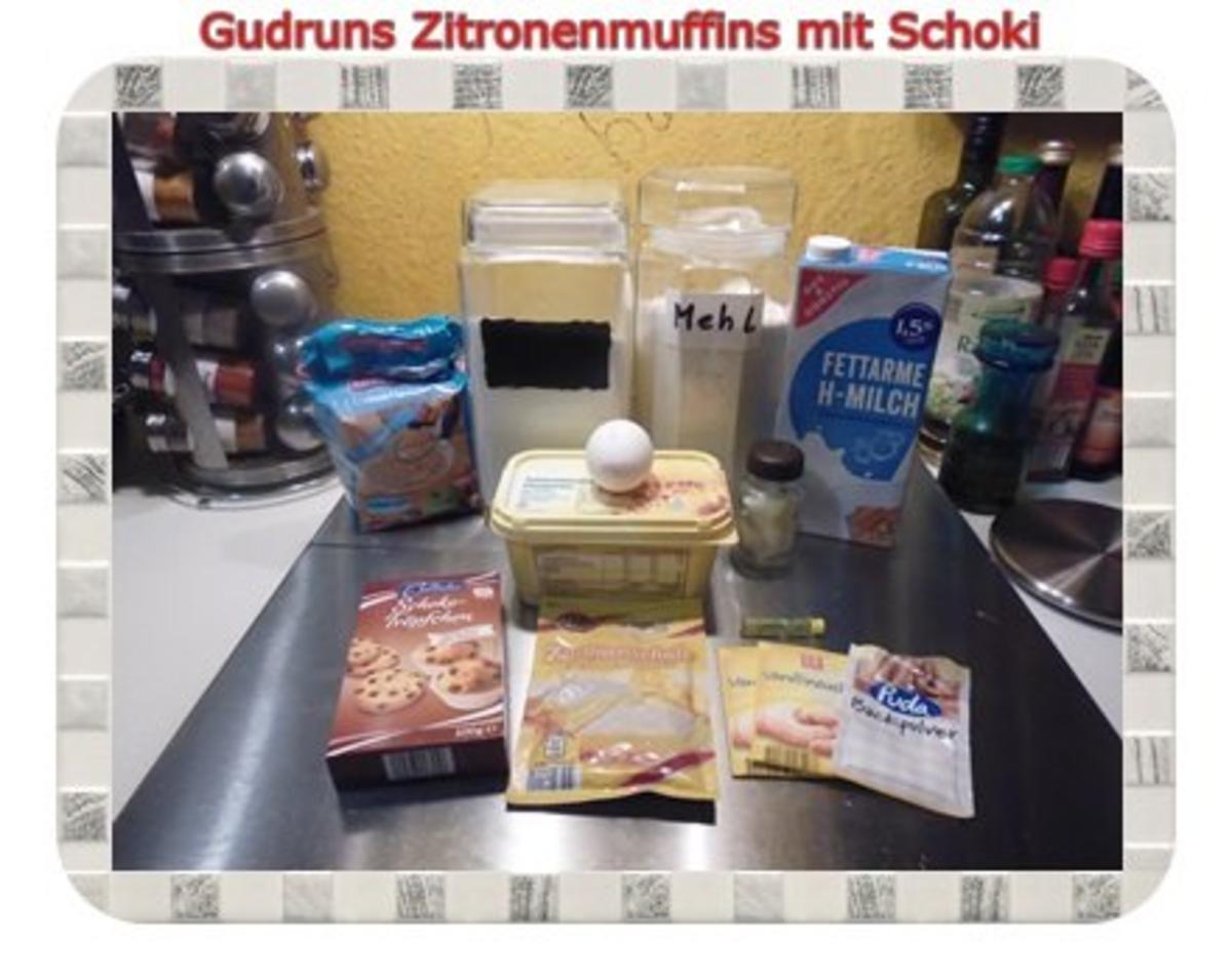 Muffins: Zitronenmuffins mit Schoki - Rezept - Bild Nr. 2