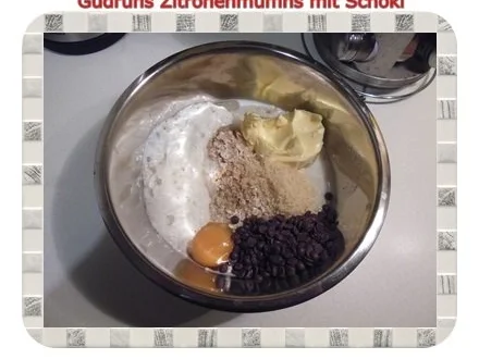 Muffins: Zitronenmuffins mit Schoki - Rezept - Bild Nr. 9