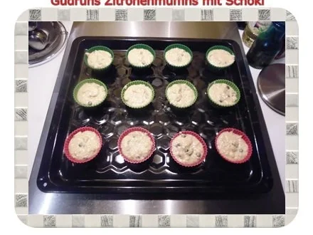 Muffins: Zitronenmuffins mit Schoki - Rezept - Bild Nr. 11