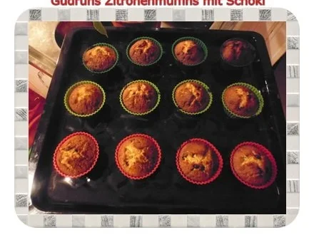 Muffins: Zitronenmuffins mit Schoki - Rezept - Bild Nr. 16