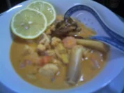 Fischsuppe mit Coco-Milch - Rezept