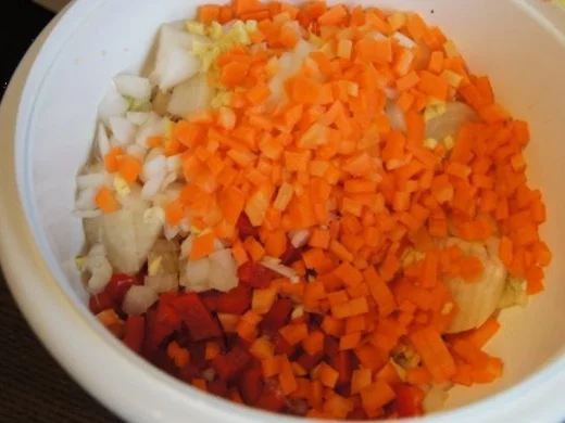 Rezept: Paprikabuletten à la Papa Bild Nr. 3 Paprikabuletten à la Papa - Rezept - Bild Nr. 3