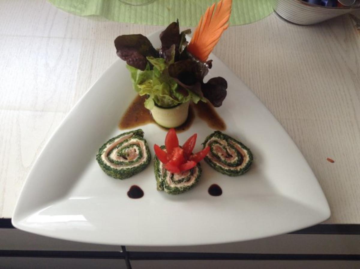 Spinatroulade - Rezept