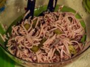 Salat: Fleischkäse-Salat - Rezept