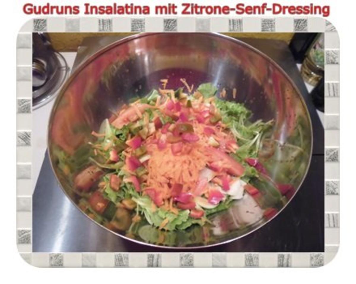 Salat: Insalatina mit Zitrone-Senf-Dressing - Rezept - Bild Nr. 3