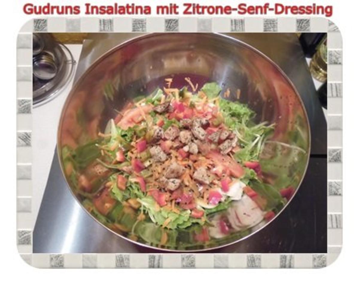 Salat: Insalatina mit Zitrone-Senf-Dressing - Rezept - Bild Nr. 6