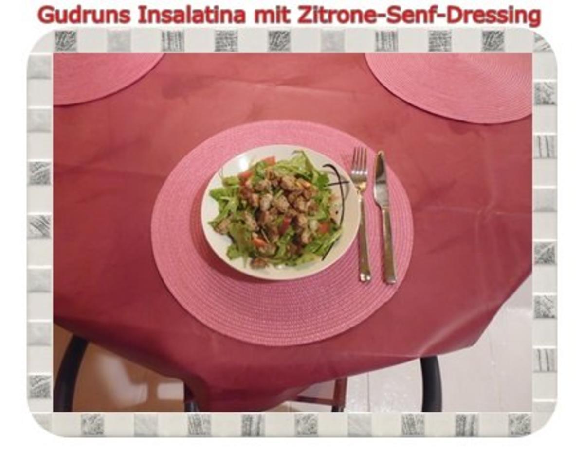 Salat: Insalatina mit Zitrone-Senf-Dressing - Rezept - Bild Nr. 7