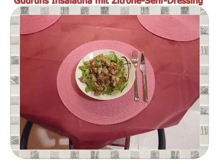 Salat: Insalatina mit Zitrone-Senf-Dressing - Rezept - Bild Nr. 7