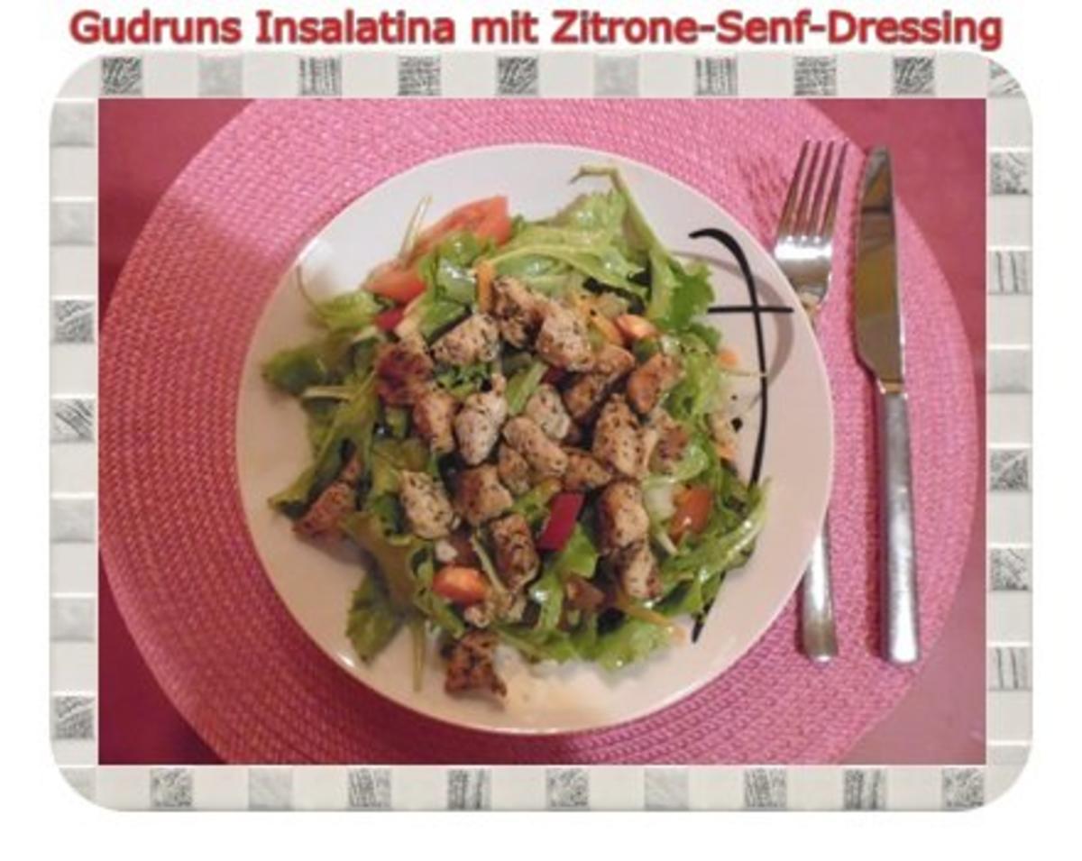 Salat: Insalatina mit Zitrone-Senf-Dressing - Rezept - Bild Nr. 8