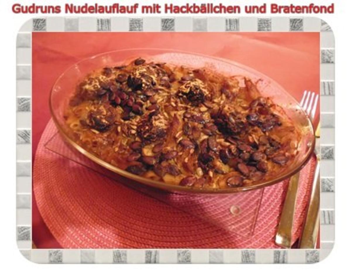 Bilder für Fleisch: Nudelauflauf mit Hackfleischbällchen - Rezept