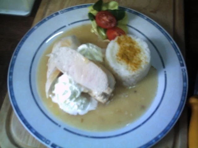 Zartes Hähnchenbrust in Weissweinsoße - Rezept