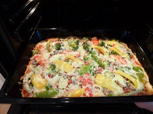 Rezept: Vegetarische Pizza Bild Nr. 7 Vegetarische Pizza - Rezept - Bild Nr. 7