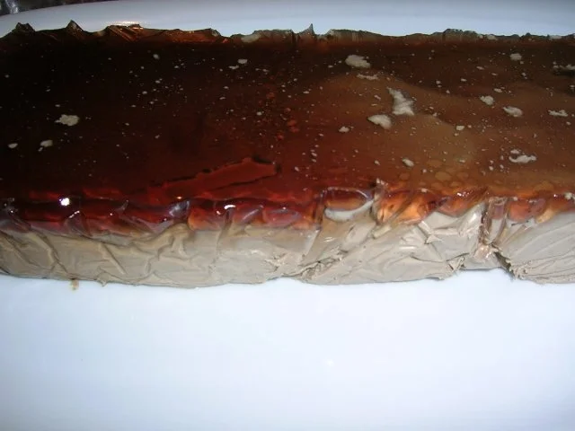 Gänselebermousse mit Portweingelee und glasierten Birnenspalten - Rezept - Bild Nr. 2