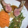Lammkarree - überkrustet - mit Keniabohnen und Süßkartoffelpüree - Rezept