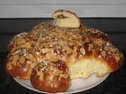 Dreikönigskuchen mit Schokolade - Rezept