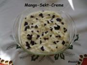 Dessert: Mango-Sekt-Creme - Rezept