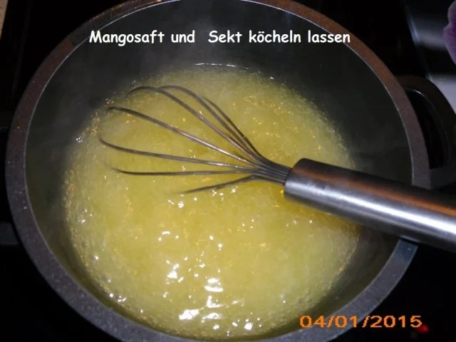 Dessert: Mango-Sekt-Creme - Rezept - Bild Nr. 4