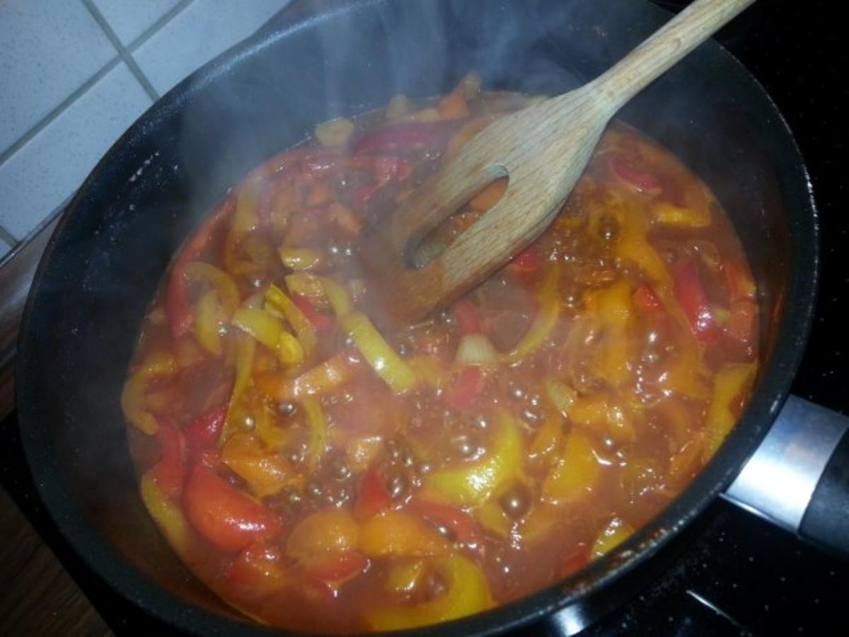 Paprikasuppe mit knuspriger Chorizo - Rezept - Bild Nr. 5