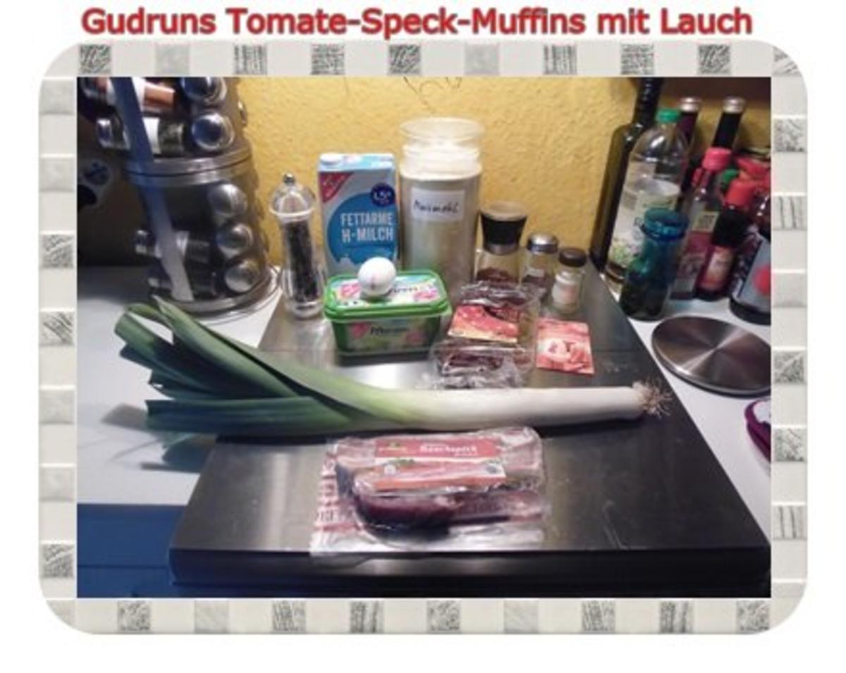 Muffins: Tomate-Speck-Muffins mit Lauch - Rezept - Bild Nr. 2