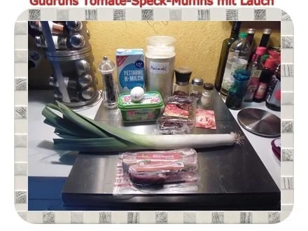 Muffins: Tomate-Speck-Muffins mit Lauch - Rezept - Bild Nr. 2