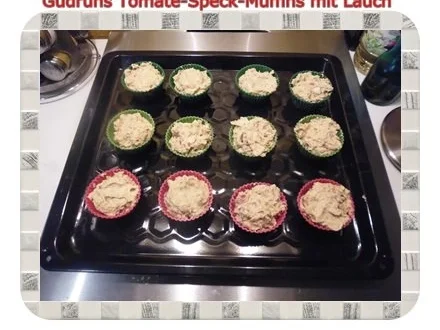 Muffins: Tomate-Speck-Muffins mit Lauch - Rezept - Bild Nr. 11